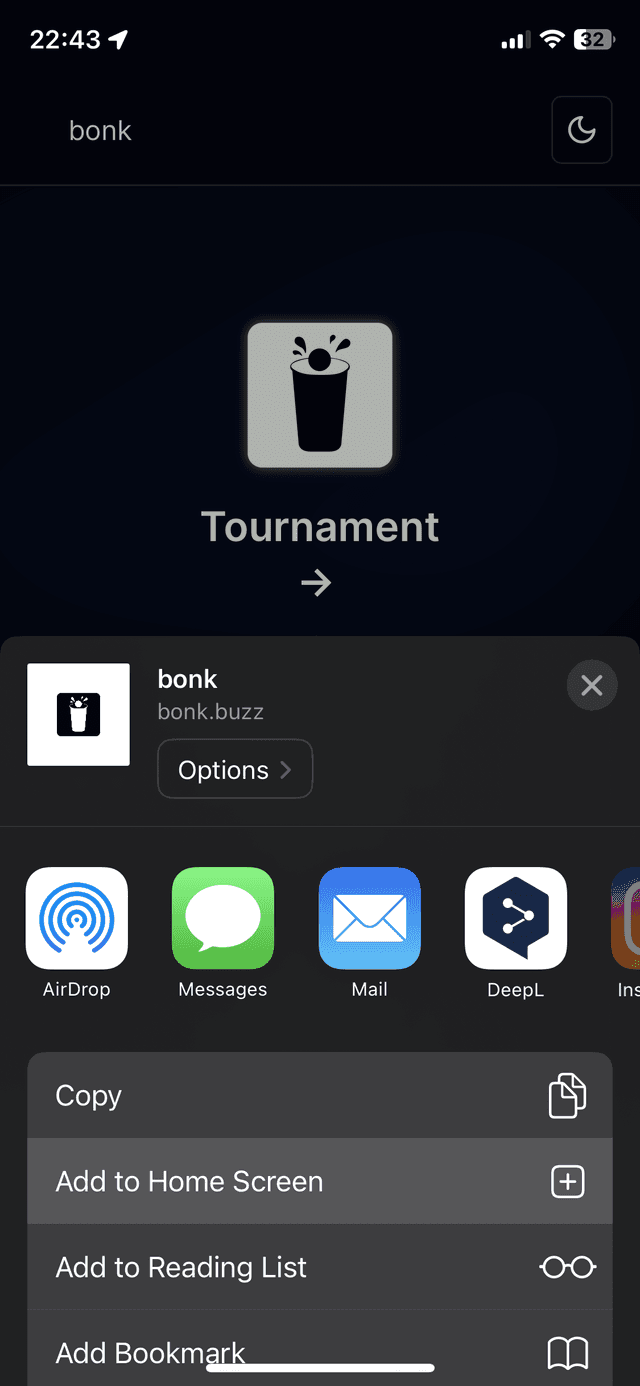 share button